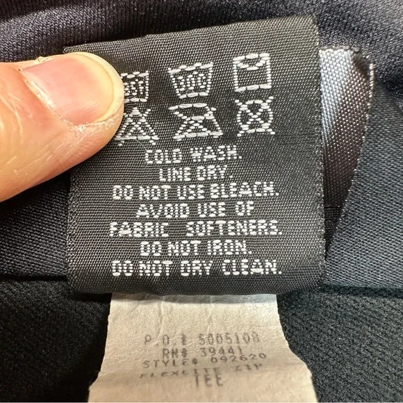 Long Sleeve Half Zip Base Layer Top Nylon Blend Size Small High Neck - Picture 5 of 8